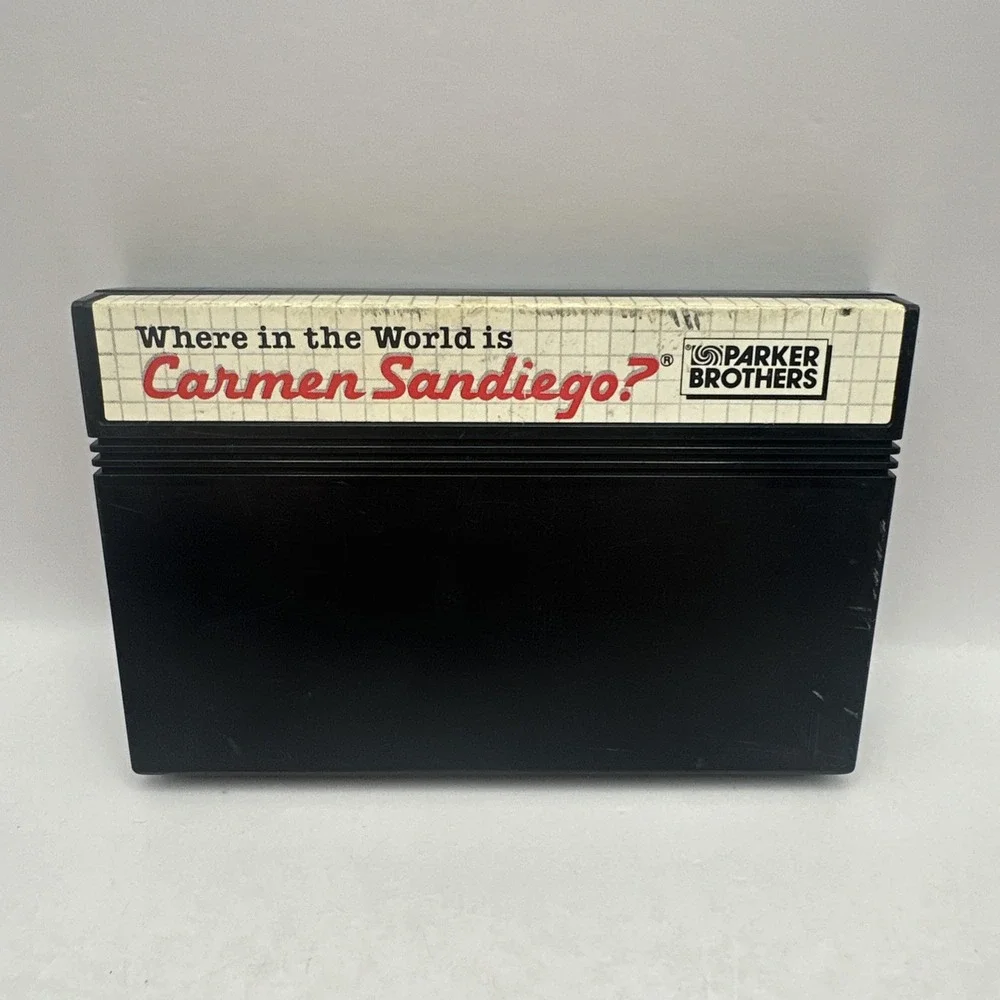 Where In The World Is Carmen Sandiego Sega Master System SMS Game Cartridge